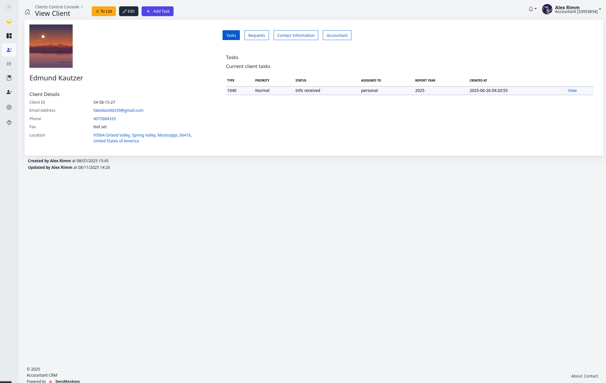 Client Overview